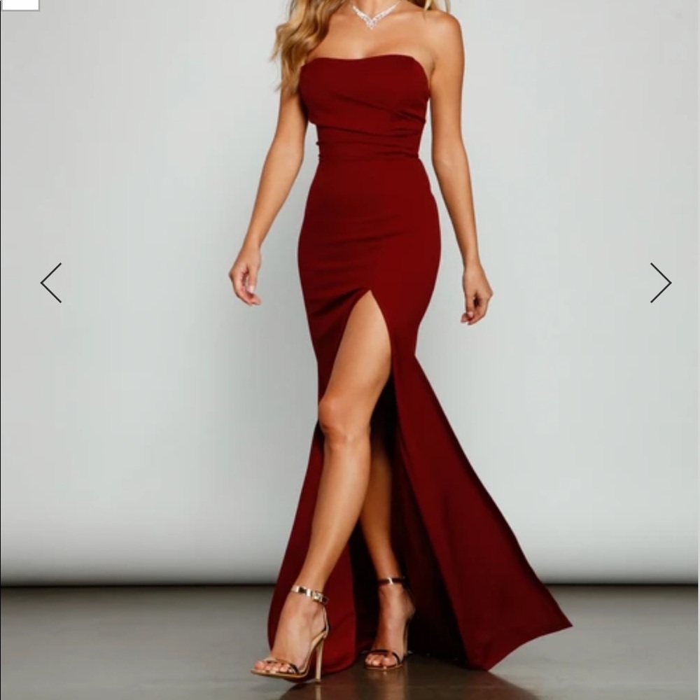Windsor high slit formal dress